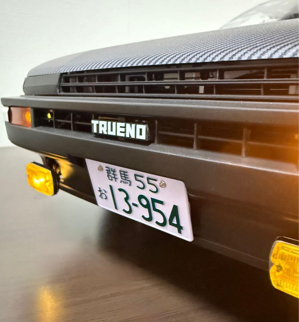 ディアゴスティーニ1/8 頭文字DのAE86ハチロクカスタム完成品