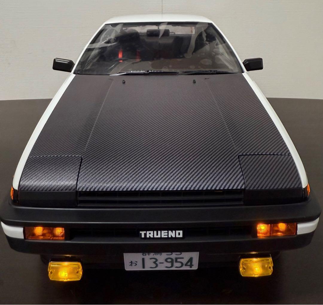 ディアゴスティーニ1/8 頭文字DのAE86ハチロクカスタム完成品