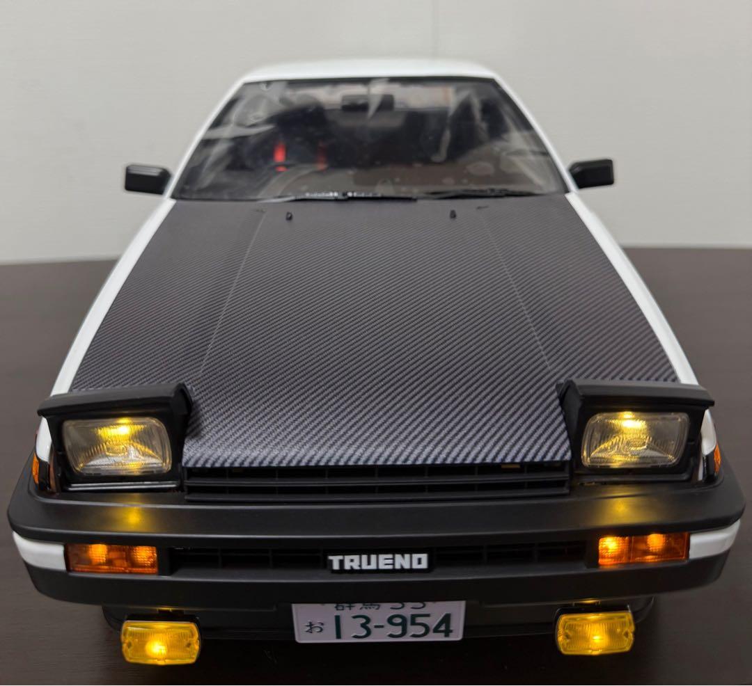 ディアゴスティーニ1/8 頭文字DのAE86ハチロクカスタム完成品