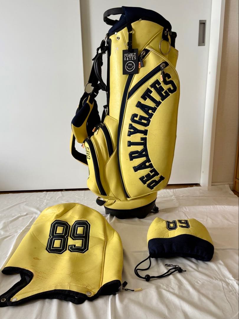 PEARLY GATES キャディバッグ 89 イエロー