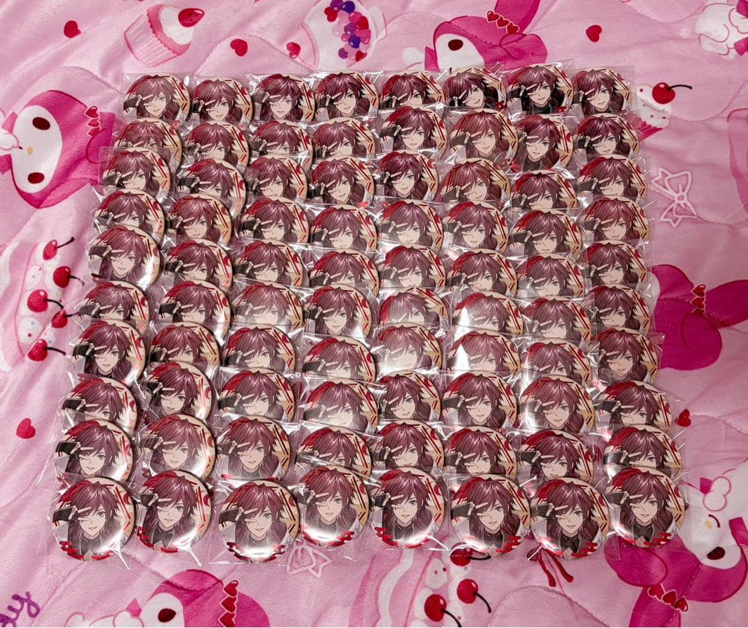 にじさんじ　エデン組2.5周年箔押し缶バッジ　ローレン・イロアス　缶バッジ80個