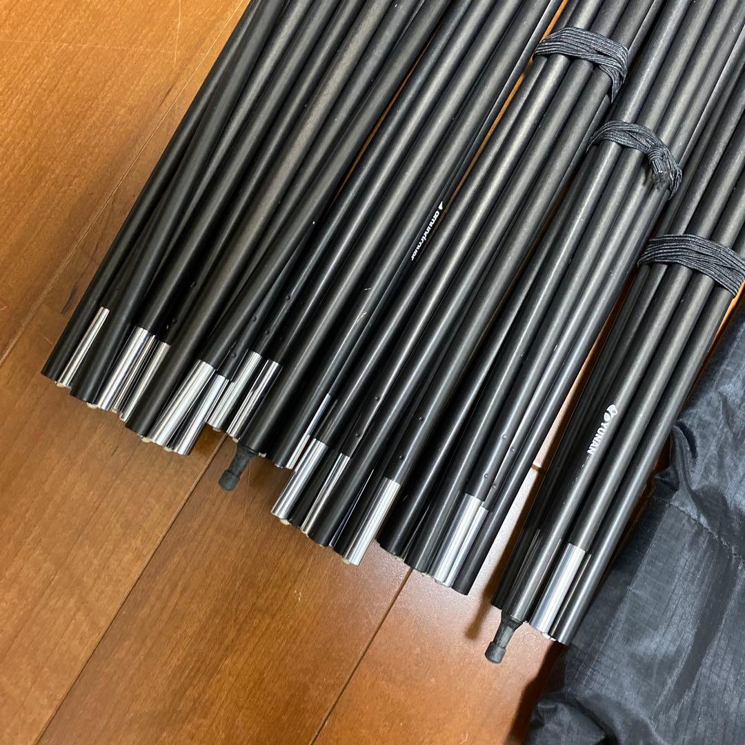 グランドカバー　ACORN HOUSE 3.45 ブラック　グランドシート付き