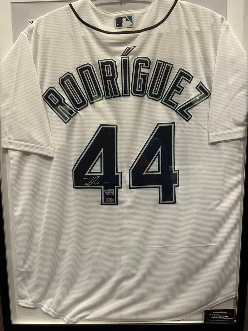 MLB マリナーズ　フリオロドリゲス　サイン　ユニフォーム　fanatics
