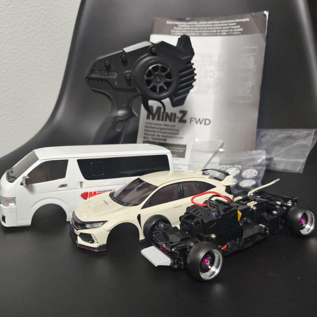 ( ˙▿˙　)　MINI-Z FWD AWD シビック　ハイエース