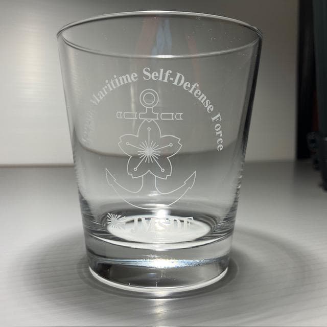オリジナルロックグラス「陸上自衛隊・海上自衛隊・航空自衛隊」３点セット・希少品