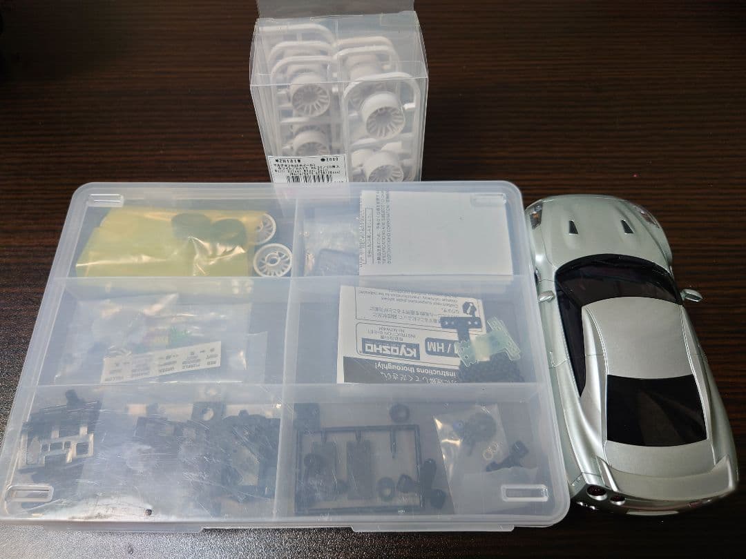 京商ミニッツMR-03EVO RM ジャイロ フタバレシーバー R35ボディ付