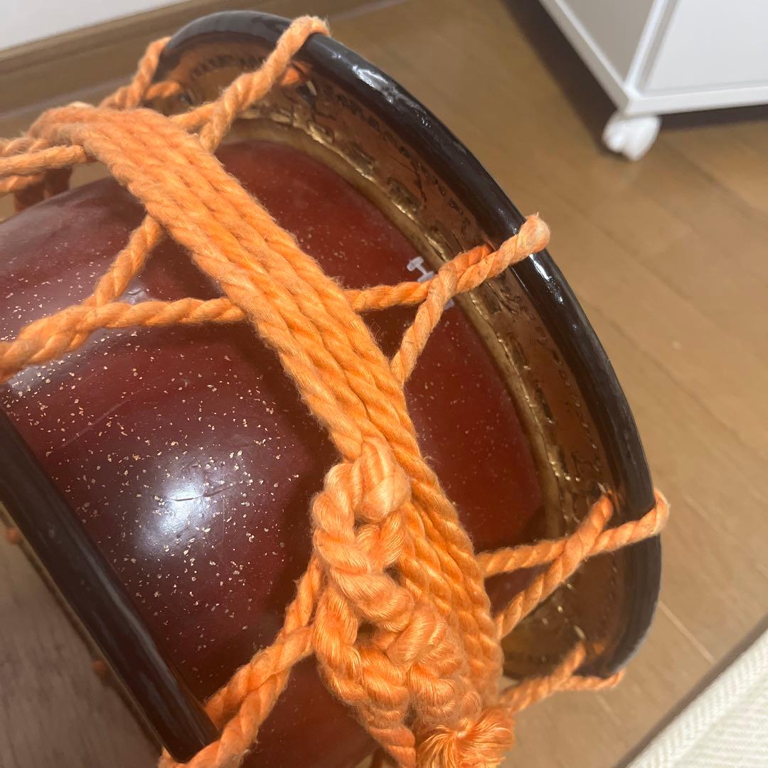 【昭和レトロ】締太鼓 中型 35cm