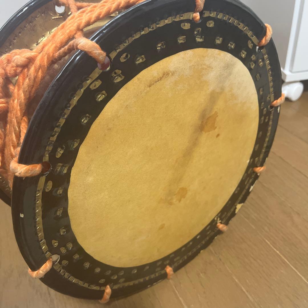 【昭和レトロ】締太鼓 中型 35cm