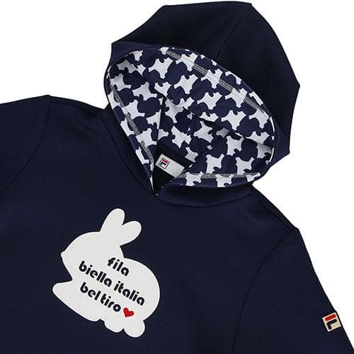 FILA　テニスウェアレディース　ウサギプリント パーカー Ｍ