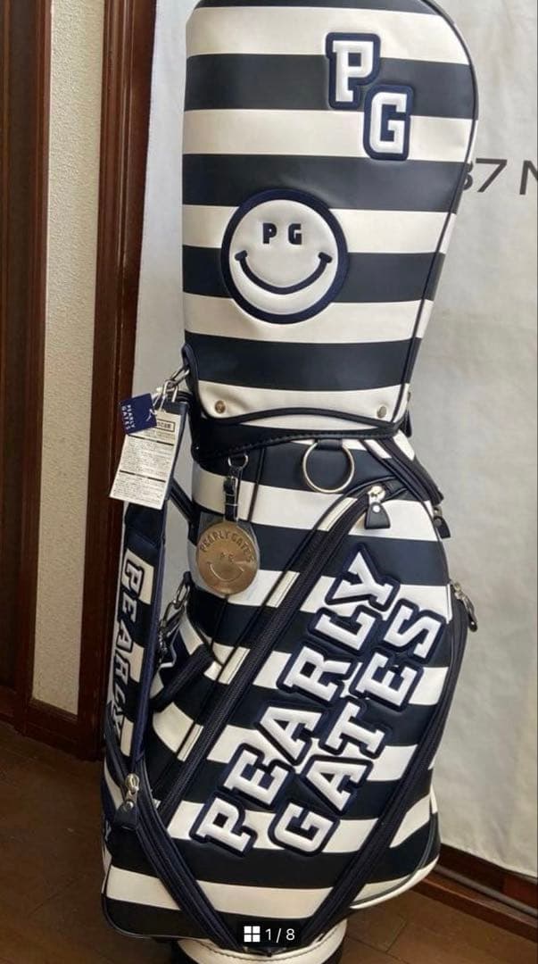 超希少モデル★PEARLY GATES パーリーゲイツ ボーダー キャディバッグ