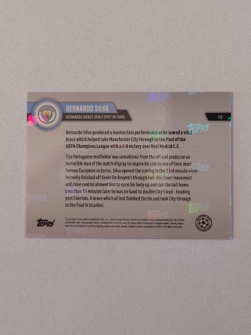 16/99 topps now Bernardo Silva ベルナルド・シウバ