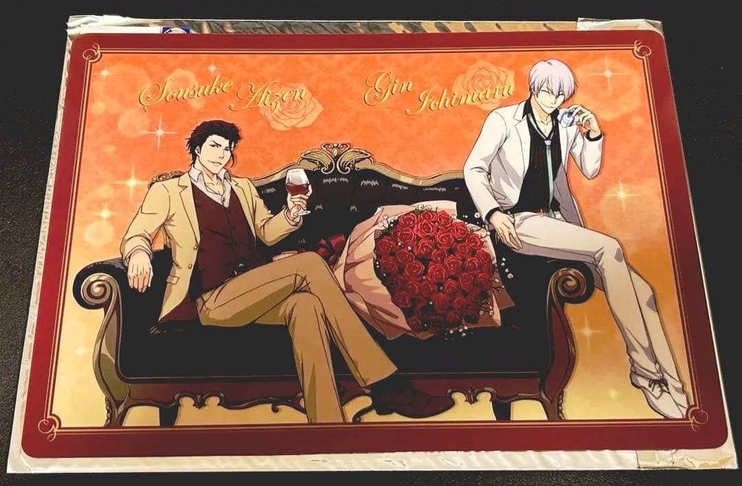 藍染惣右介 市丸ギン BLEACH ブレソル フルカラートレーディング下敷き