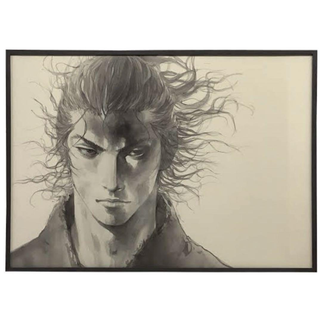 バガボンド 最後の漫画展 B1ポスター 額縁付き 送料込み 宮本武蔵 井上雄彦