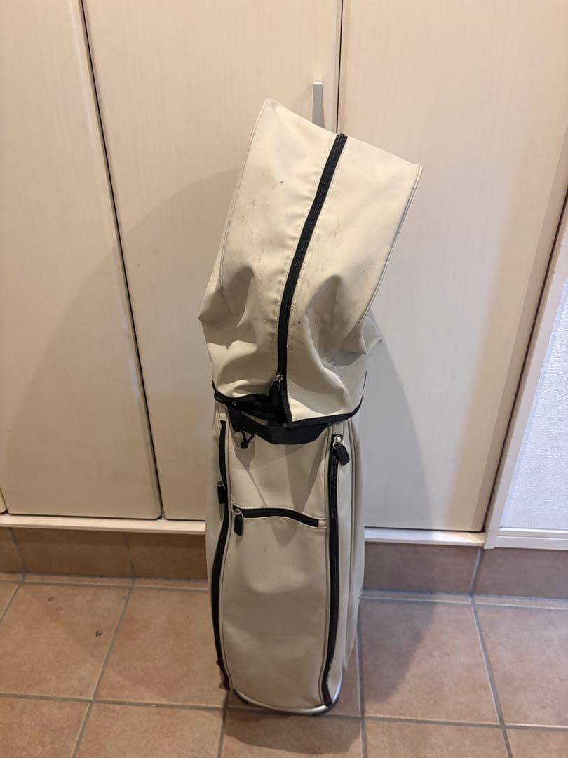 AXEAL フルキャディバッグ クリーム色