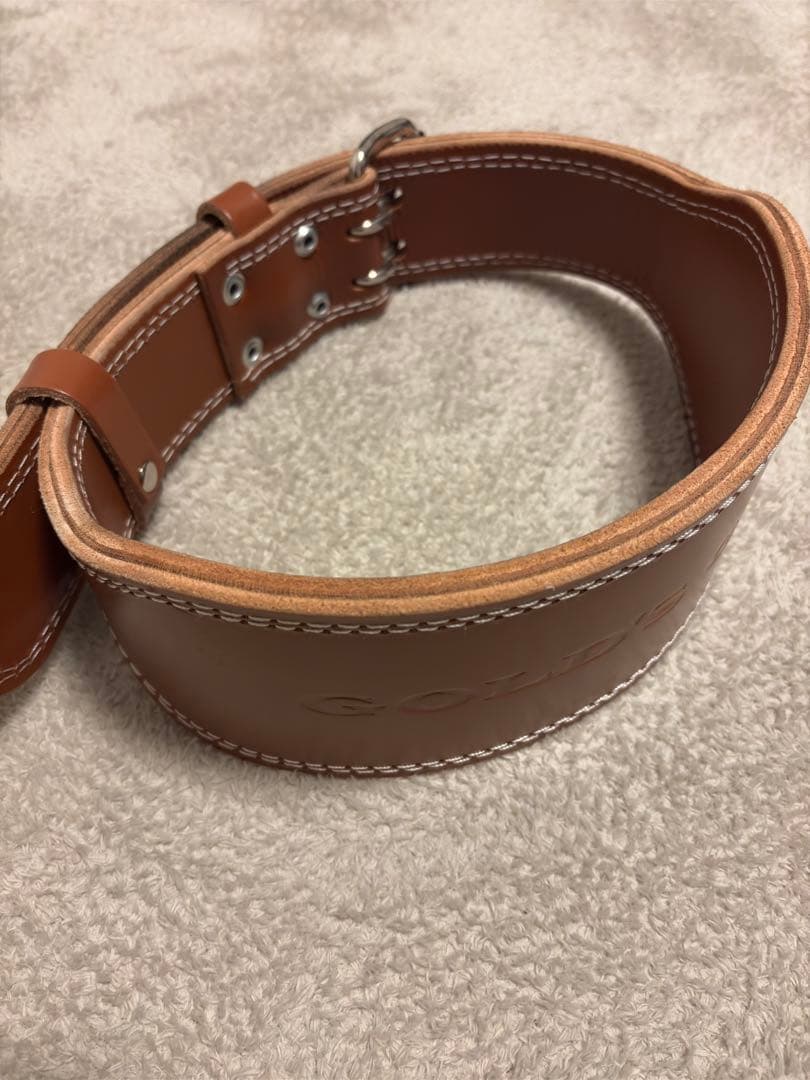 GOLD'S GYM プロレザーベルト M