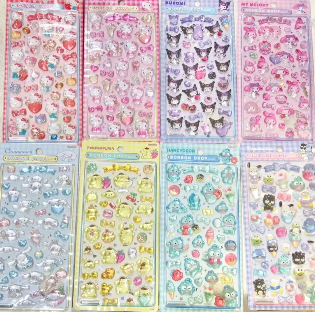 ボンボンドロップシール　サンリオ　第2弾　コンプ