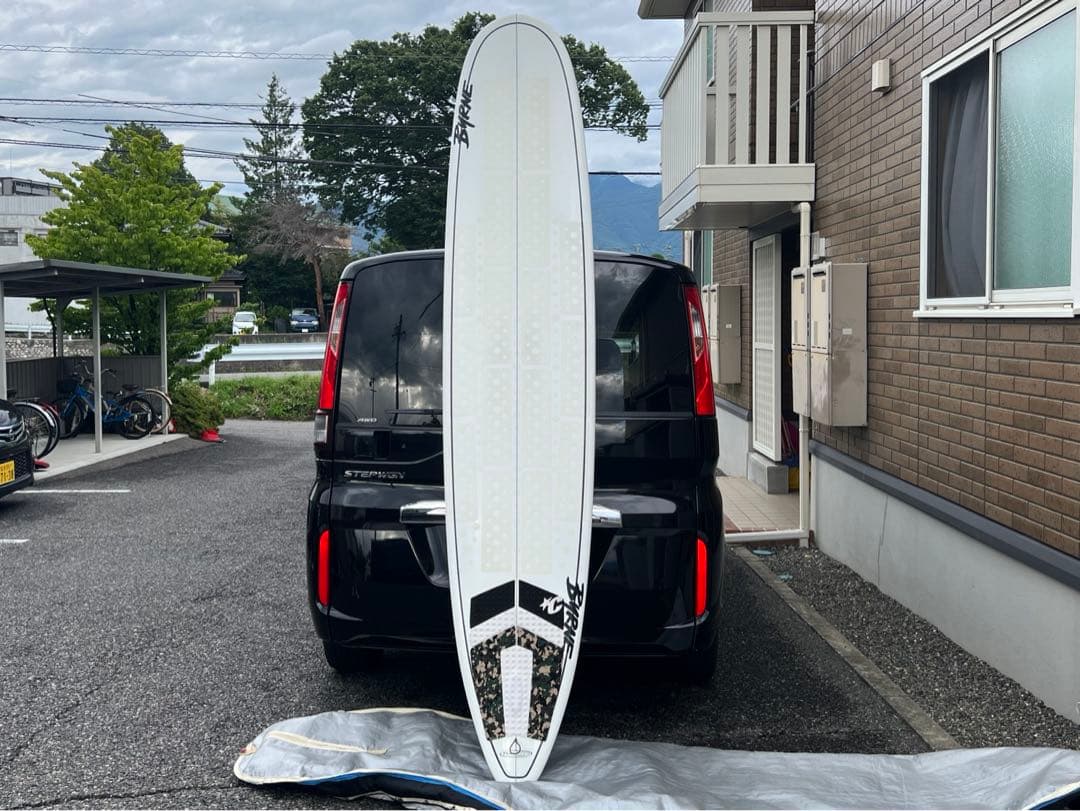 ロングボード　BYRNE 9'1 ワックス不要 タフライト　ケースおまけ