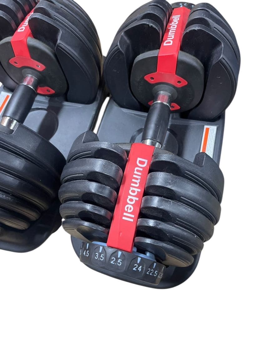 TOPFILM ダイヤル可変式ダンベル 2.5-24kg 2セット