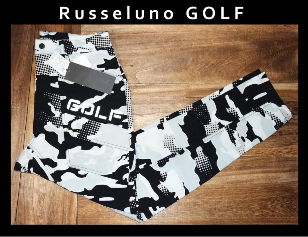 新品 Russeluno GOLF ストレッチ ジョガーパンツ (7/XXL)Ⓗ