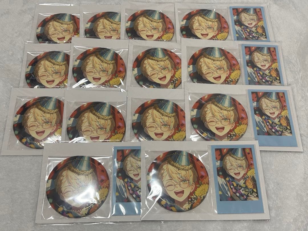 緋八マナ 誕生日2025 缶バッジ チェキカードセット 14セット