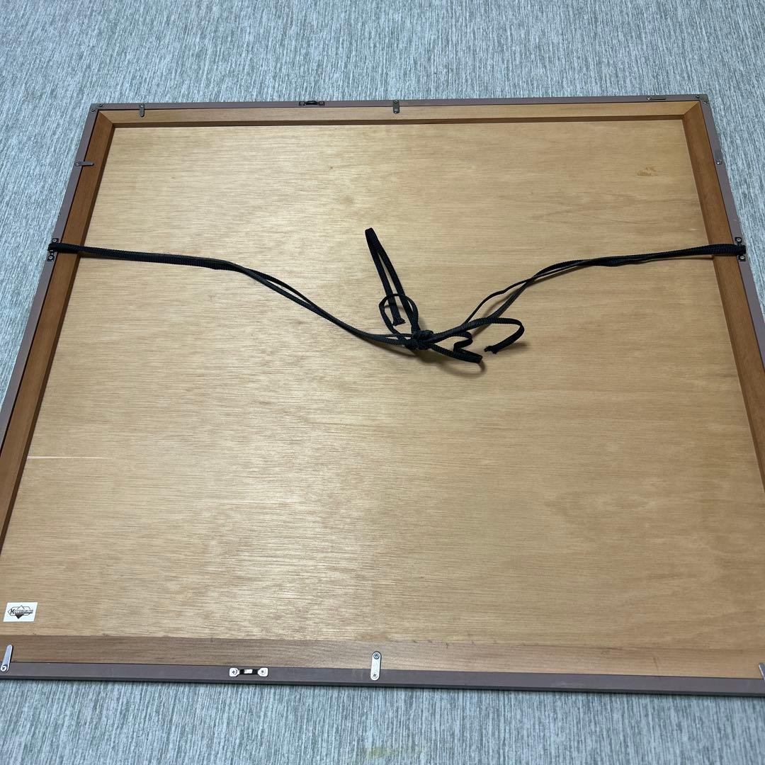 海の風景 油彩画 フレーム付き