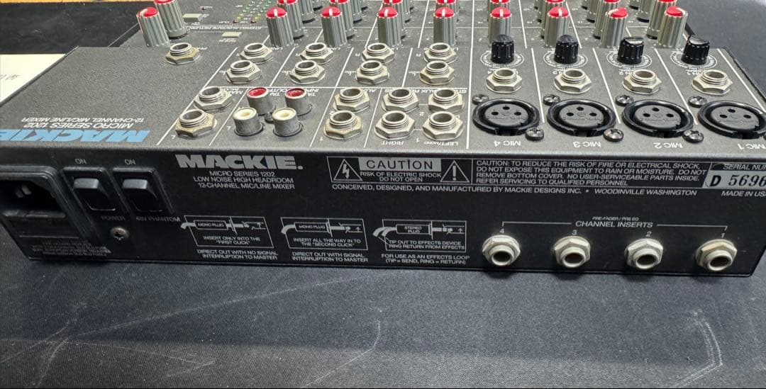 配信機器・PA機器・レコーディング機器 MACKIE 1202