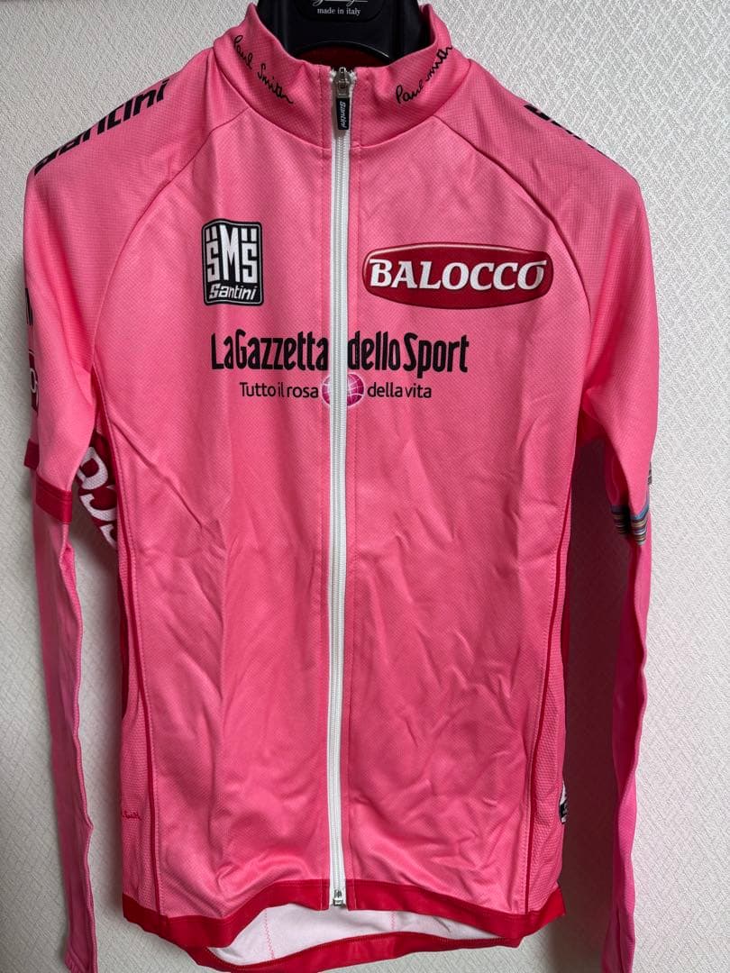 SANTINIサイクルジャージ Paul Smithピンク　長袖