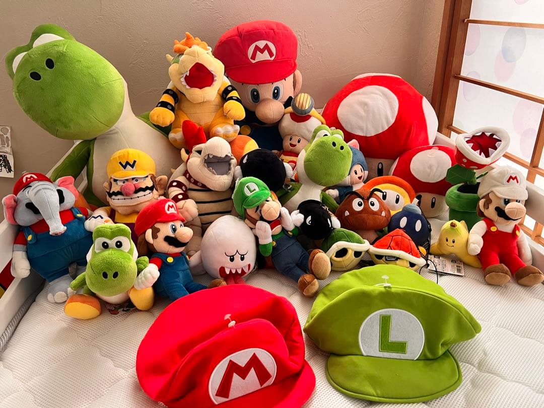 ニンテンドーマリオ ぬいぐるみ27点まとめ売り