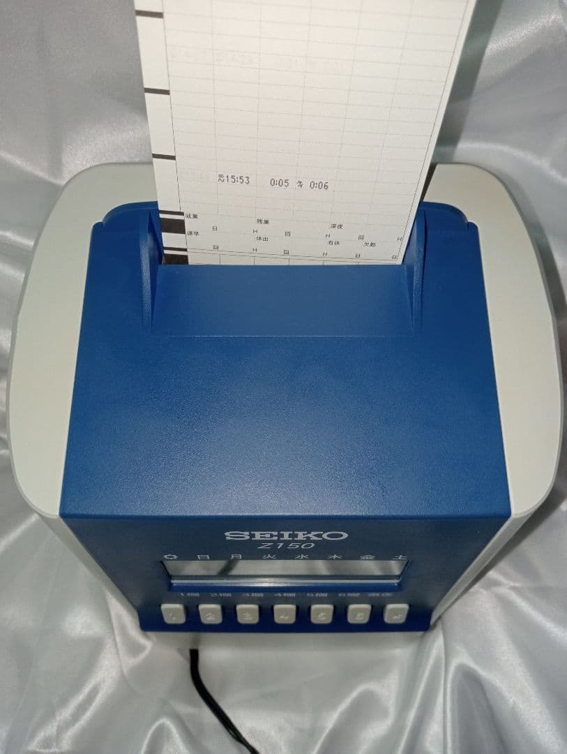 即日出荷 SEIKO タイムレコーダー ☆送料無料★ 動作.印字OKの美品★