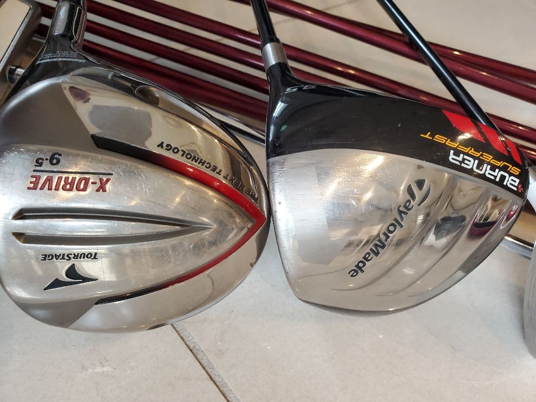 リビエラスタンドタイプキャディバッグクラブ付きセット