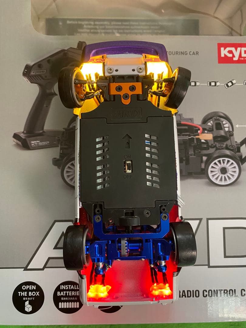 ミニッツ　MRD ブラシレス改造