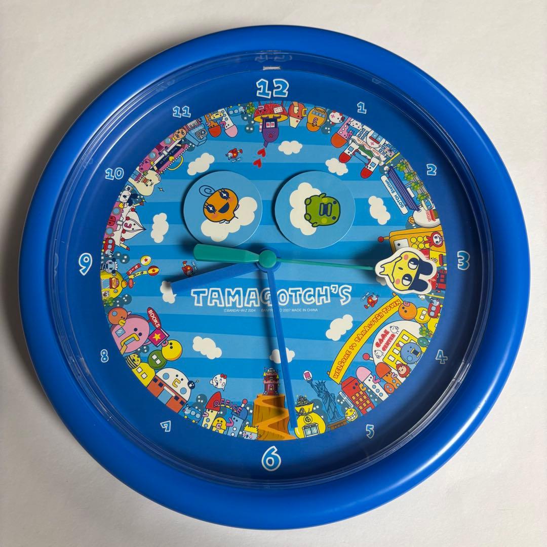 たまごっち　絵がうごく時計　青
