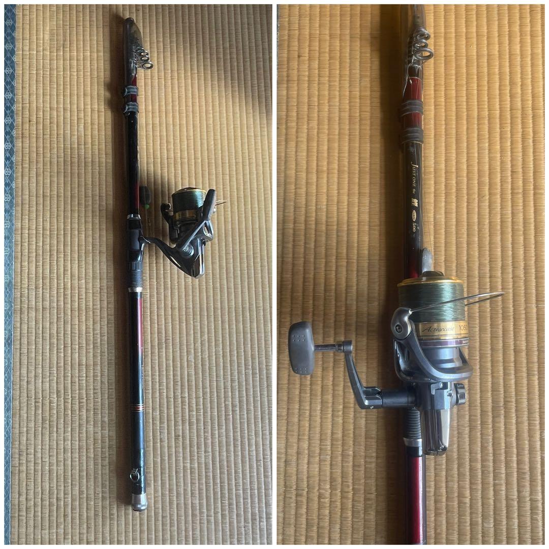 送料込シマノSHIMANO)スピニングリール投げ遠投 アクティブキャスト1050