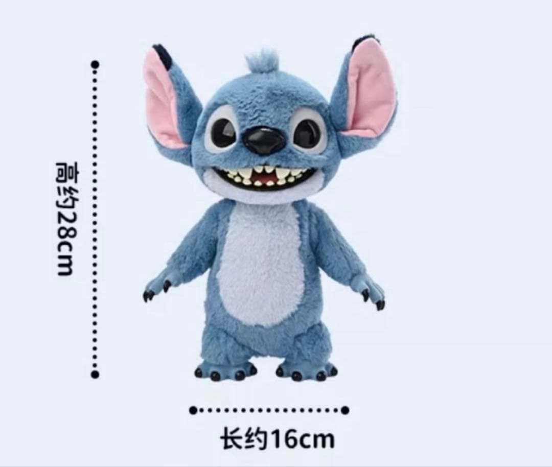 ラスト1点★ 海外限定 　スティッチ　リアルぬいぐるみ　28cm　公式正規品★