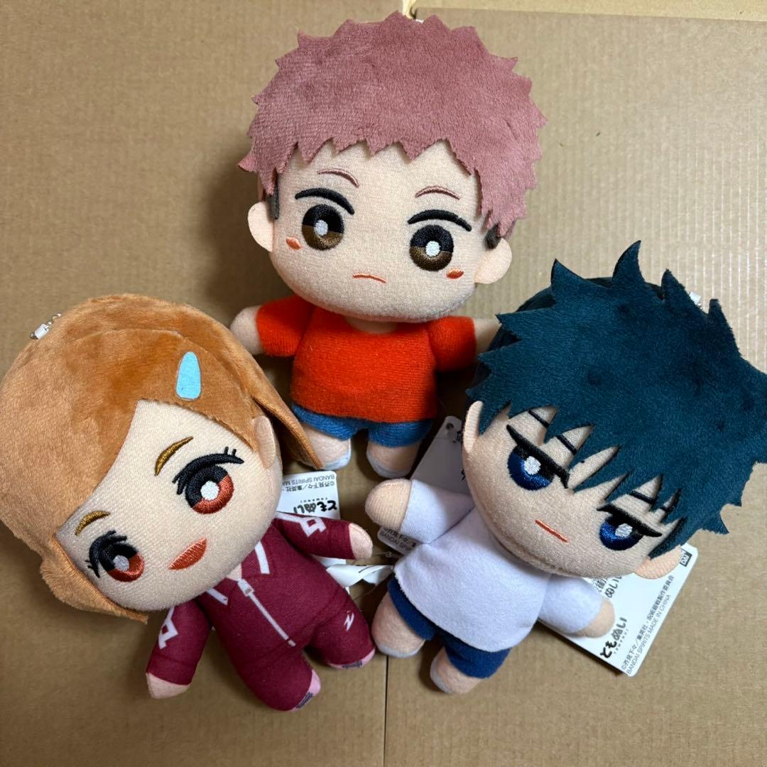 呪術廻戦 虎杖悠仁 伏黒恵 釘崎野薔薇 ともぬい vol.8 ぬいぐるみ