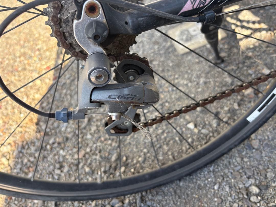 ロードバイク　totem ホイールとギヤ周り購入時から変更