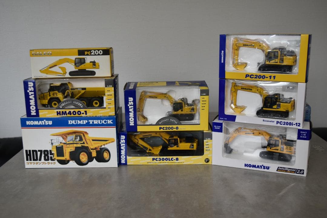 PC01さん専用　コマツ ミニチュア　13点セット