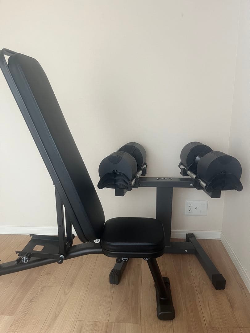 [引き取り限定]フレックスベル36kg 2kg刻み　スタンド、ベンチセット