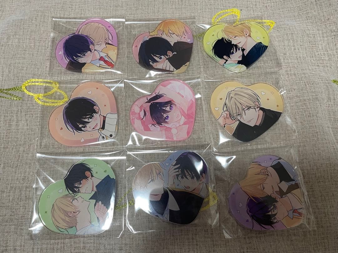 ナカまであいして ナカして アクリルバッジ 特典 コンプセット