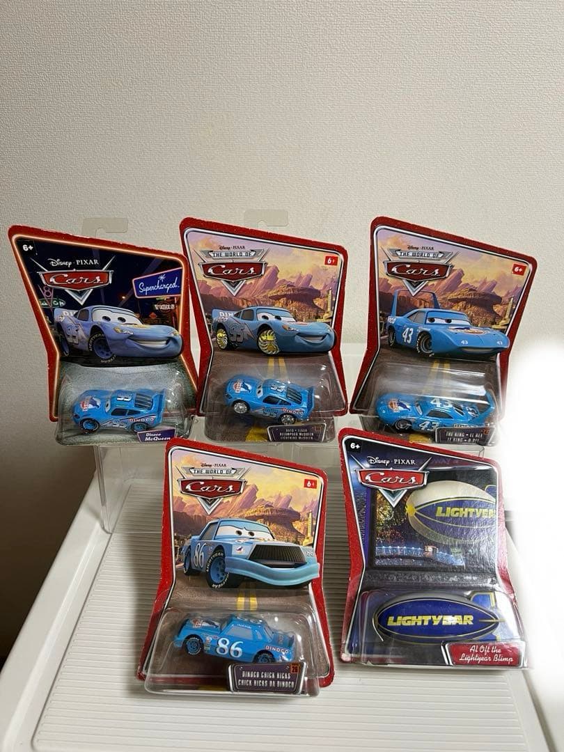 カーズ、マテル、ミニカー、マックィーン、キラキラホイール、DINOCO、キング