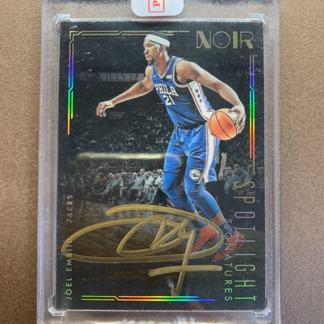 Panini Noir エンビード Embiid 直筆サインカード Auto