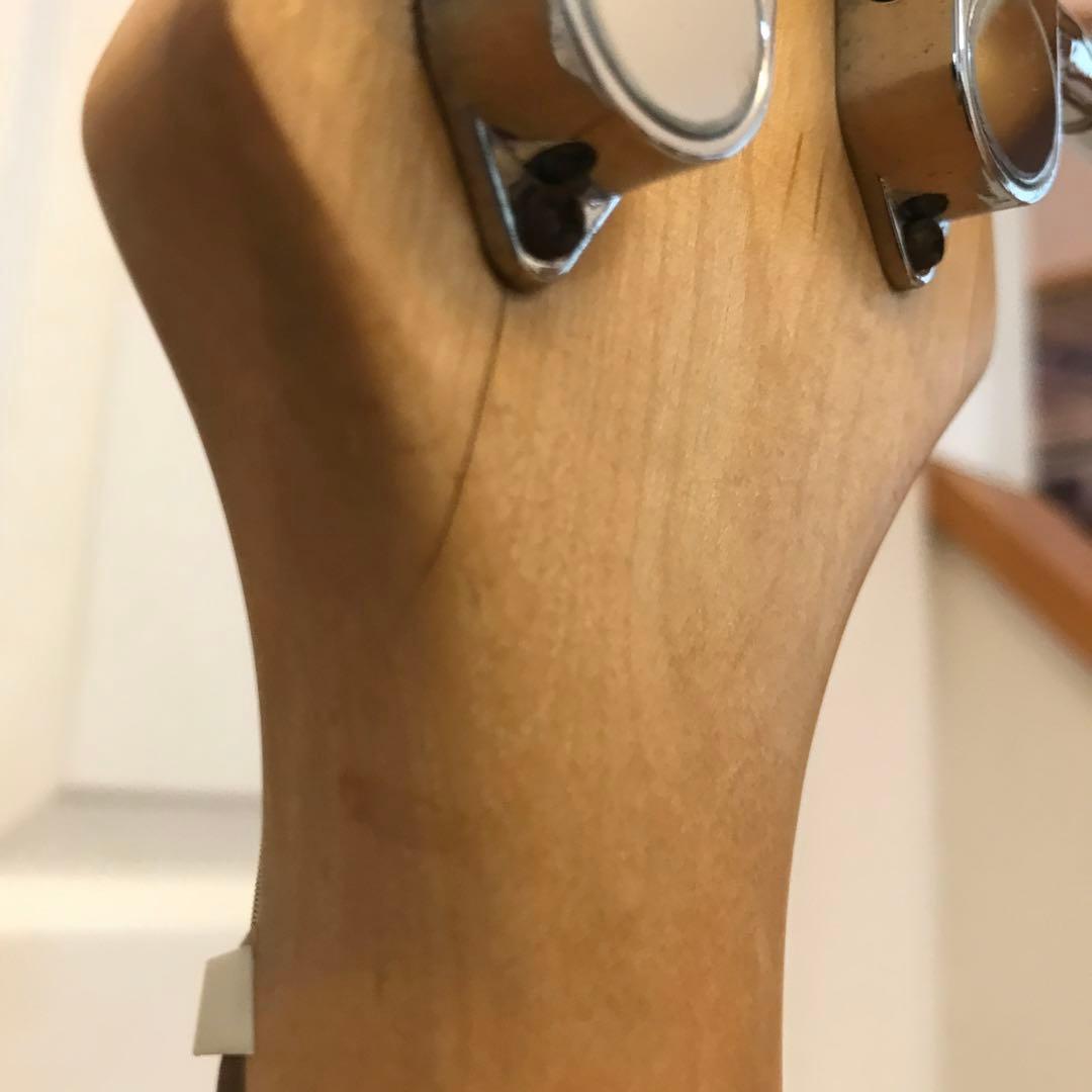 Aria Pro II エレキベース 4弦 ブラック/レッド