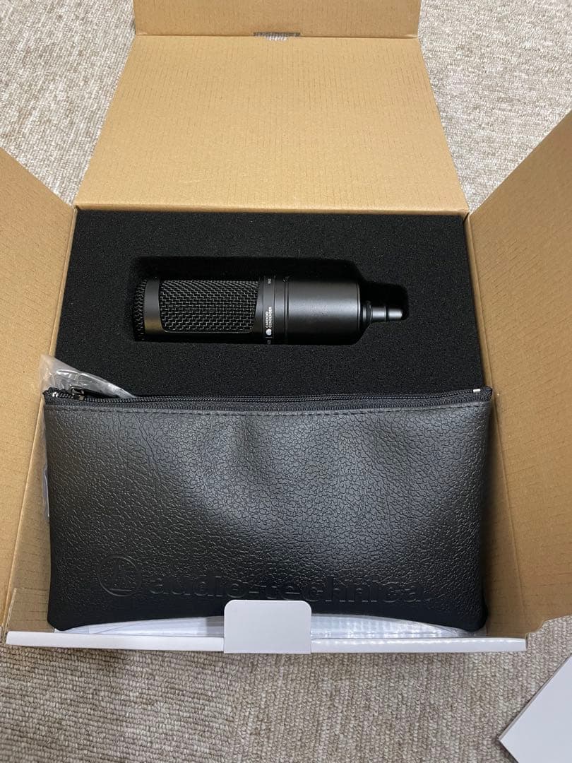 【美品】Audio Technica at2020コンデンサーマイク　値下げ可