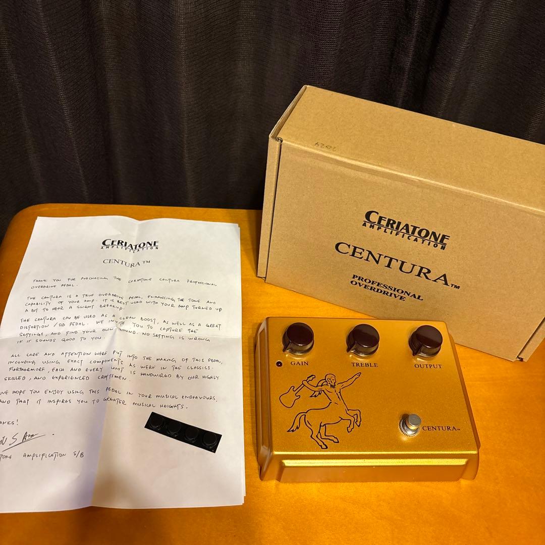 美品 Ceriatone Gold 絵付 CENTURA オーバードライブ