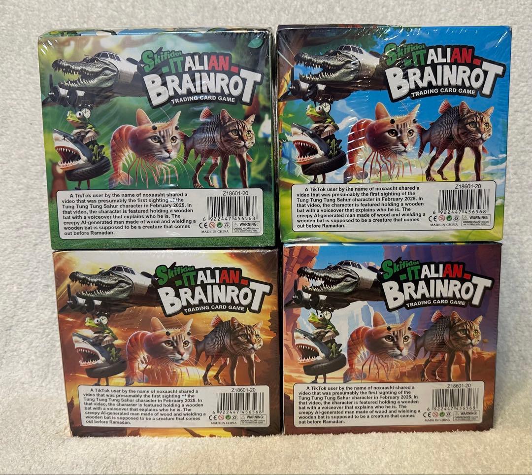 【新品未開封】イタリアンブレインロットカード 4BOX（36パック入×4BOX）