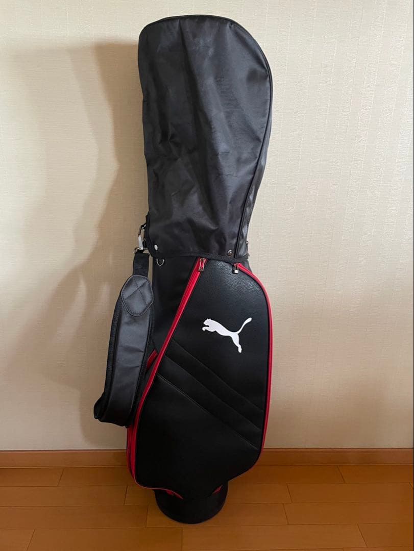PUMA ゴルフバッグ 黒赤