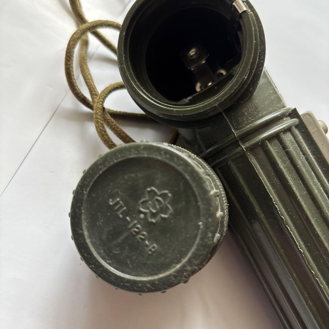 陸自 自衛隊 L 型 ライト 昭和 レトロ 装備 官給品 可動品 蛍マーク