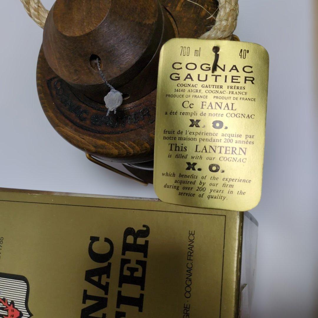 cognac gautier X.O. ランタン型ボトル