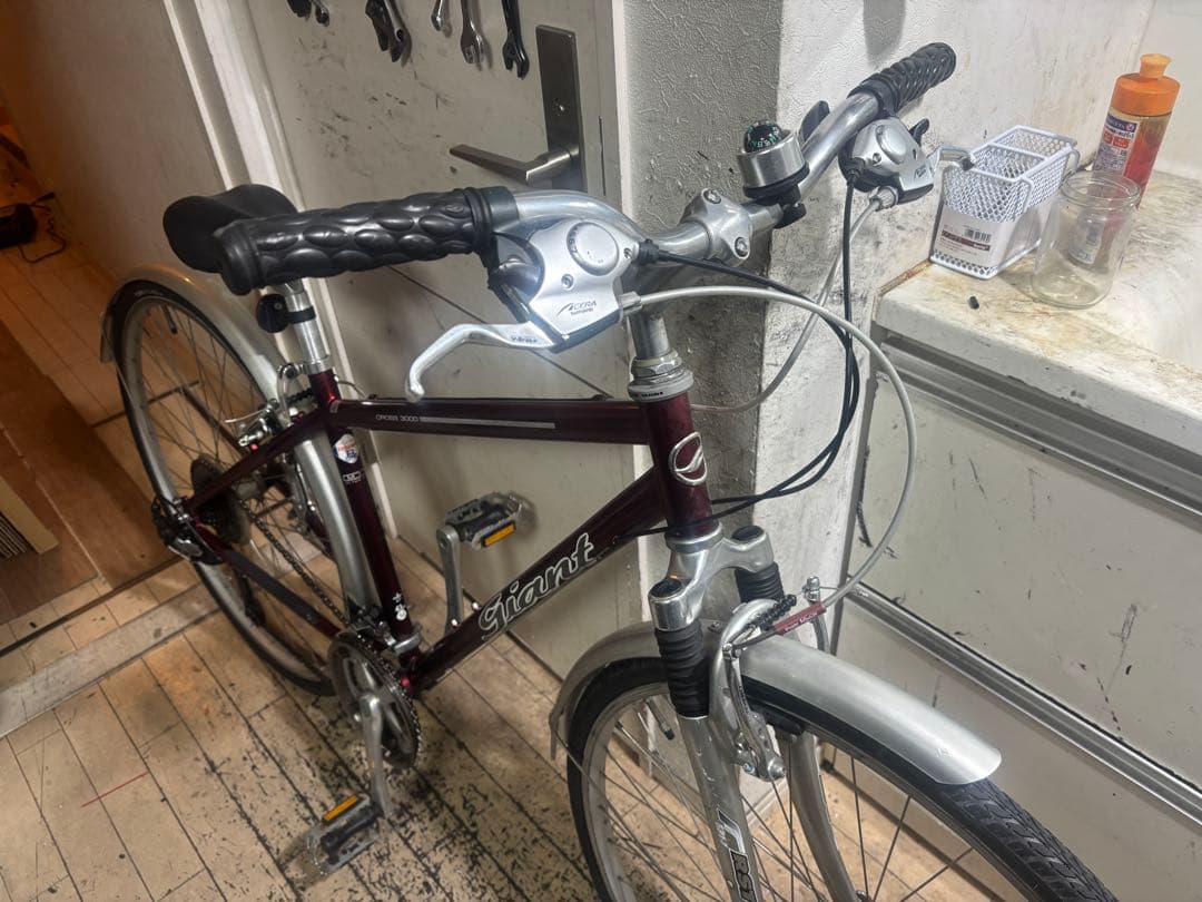 Giant Cross 3000 ジャイアントのクロスバイクパープル