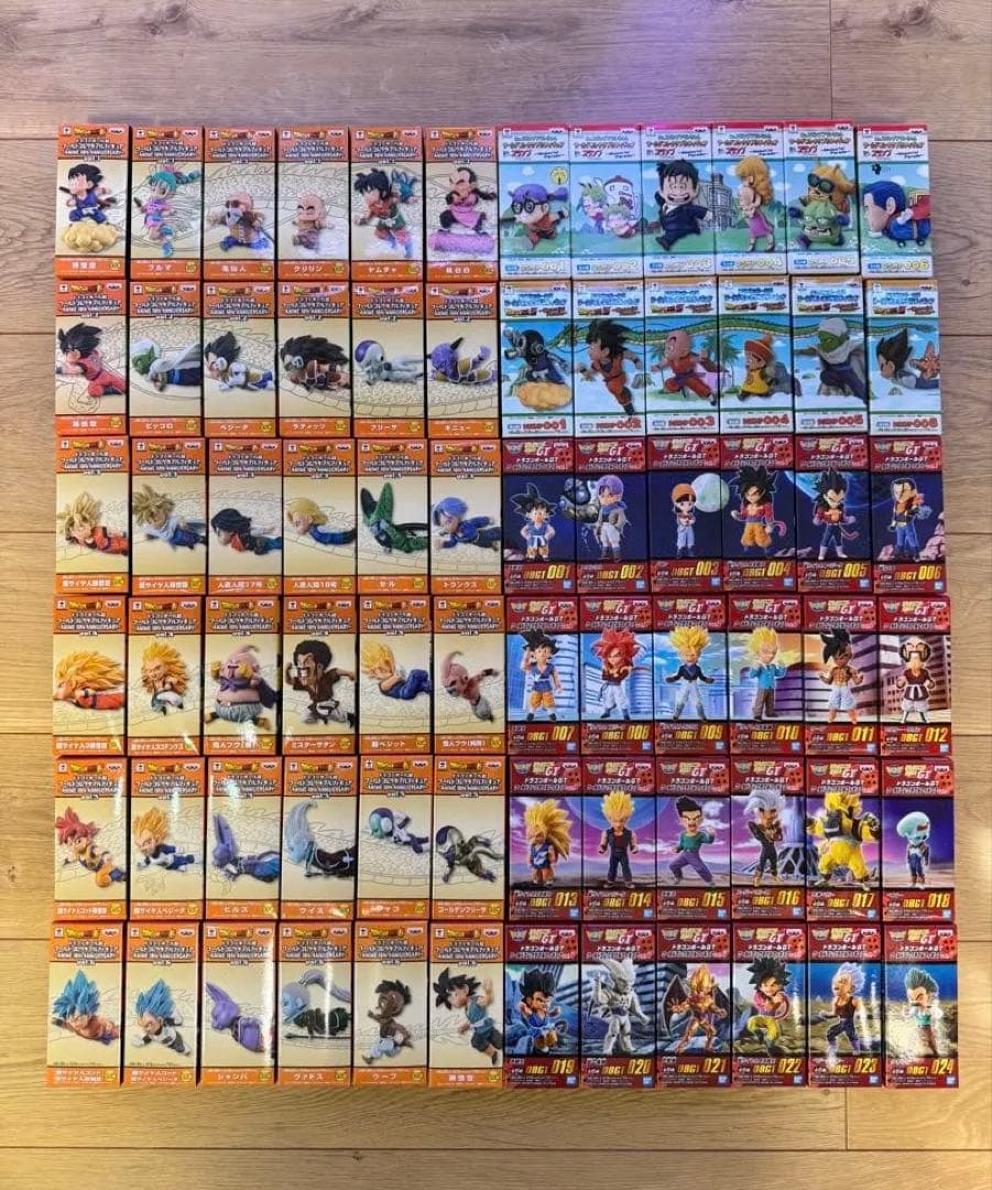 ドラゴンボール ワールドコレクタブルフィギュア WCF 希少72体 コンプリート